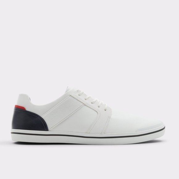 ASOS Other - NWOT Aldo White Faux Leather Sneakers, Red White Blue Size 7 New
